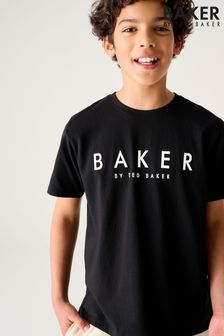 أسود - تي شيرت برسمة خلفية من ‪Baker By Ted Baker‬​​​​​​​ (646456) | 9 ر.ع - 11 ر.ع