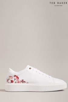Ted Baker Lorny White Floral Printed Platform Trainers (646731) | 191 €