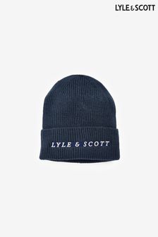 Lyle & Scott Ribbed Beanie Hat