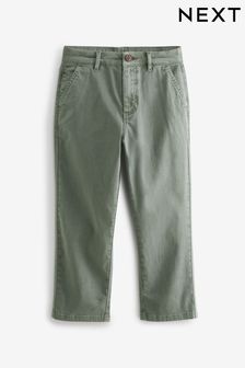 Green Loose Fit Chino Trousers (3-16yrs) (647650) | €19 - €26