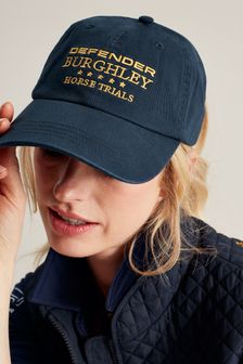 Joules Burghley Navy Embroidered Baseball Cap (647911) | EGP568