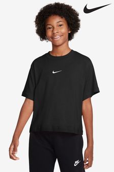 Schwarz - Nike Essentials Kastiges Oversize-T-Shirt (647936) | 24 €