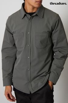 Threadbare Grey Luxe Jersey Lined Long Sleeve Overshirt (648289) | $65