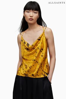 AllSaints Yellow Marta Ronnie Top (649030) | AED660