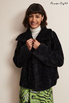 Phase Eight Black Faux Fur Lucy Jacket (649314) | 6,809 UAH