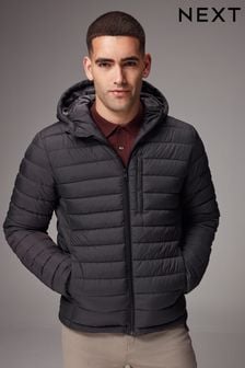Men s Grey Short Coatsandjackets Next Luxembourg