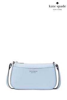 kate spade new york Small Blue Bleecker Saffiano Leather Cross-Body Bag (650501) | AED1,081