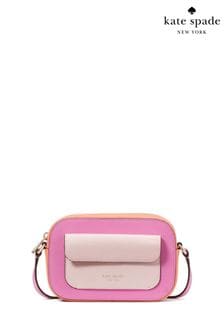 kate spade new york Small Pink Leather Pouch Cross-Body Bag