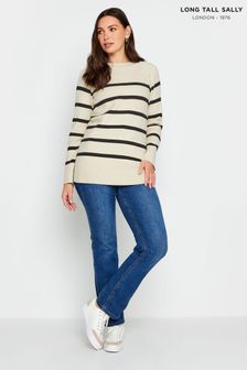 Long Tall Sally Natural Striped Jumper (650947) | AED216
