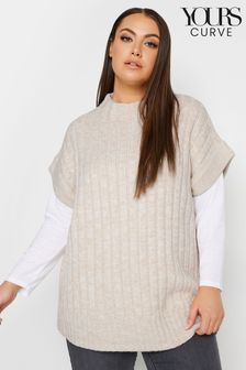 Yours Curve High Neck Ribbed Jumper (651708) | NT$1,350