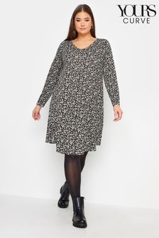 Черно-оливковый - платье мини Yours Curve (651927) | €15