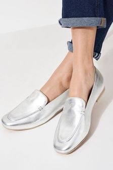 Crew Clothing Metallic Loafers (651948) | AED383