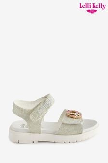 Lelly Kelly Sparkle Peace White Sandals (652021) | 287 SAR