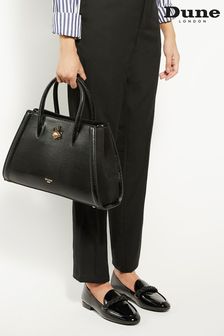 Dune London Black Daitlyn Structured Top Handle Handbag (652135) | €125