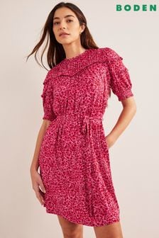Boden Pink Yoke Detail Jersey Mini Dress (652210) | 57 €