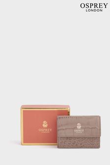 OSPREY LONDON Orange The Wentworth Italian Leather RFID Matinee Purse (652510) | $109