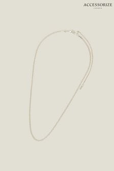 Accessorize Sterling Silver Plated Chain Necklace (652511) | €23