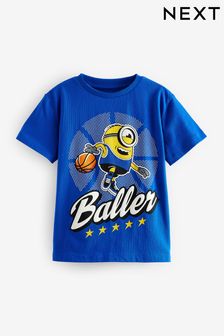 Blue Licensed Minions T-Shirt by Next (3-16yrs) (652514) | OMR6 - OMR8