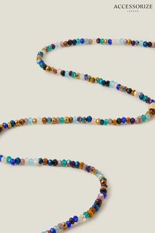 Accessorize 14ct Gold Plated Beaded Necklace (652554) | ₪ 101