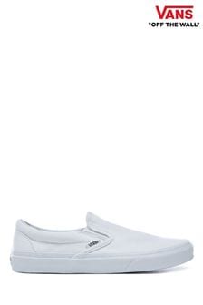 Белый - Мужские классические кроссовки-слипоны Vans (652766) | €76