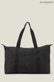 Accessorize Black Packable Travel Weekender Bag (653040) | HK$226