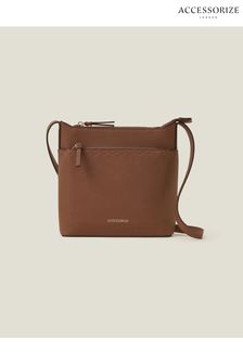 Accessorize Brown Classic Messenger Bag