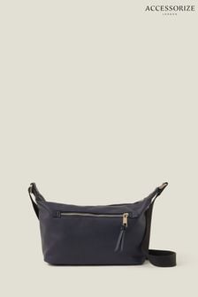 Accessorize Blue Slouchy Webbing Strap Bag (653348) | AED243