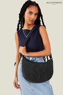 Accessorize Back Large Quilted Cross-Body Bag