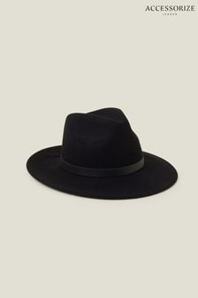 Accessorize Fedora-Hut aus Wolle, Schwarz (653553) | 49 €