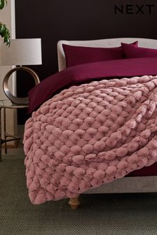 Pink bedspreads and throws 2025