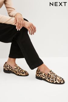 Leopardji potisk - Usnjeni mokasini Forever Comfort® (655334) | €58