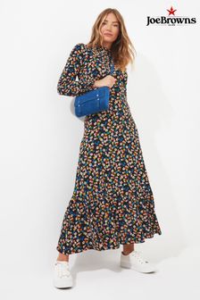 Joe Browns Blue Priya Printed Jersey Petite Dress (655522) | ₪ 279
