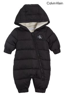 Calvin Klein Unisex Padded Newborn Black Snowsuit (655753) | €82