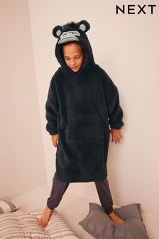 Gorilla Black Hooded Blanket (3-16yrs) (655792) | €17 - €24