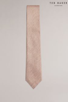 Ted Baker Jamzez Brown Linen Silk Texture Tie (655831) | €26