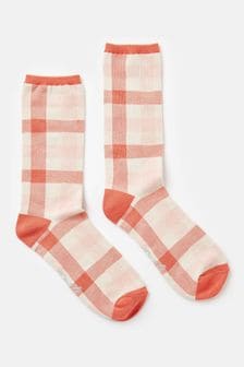 Joules Excellent Everyday Red Ankle Socks (655951) | $13