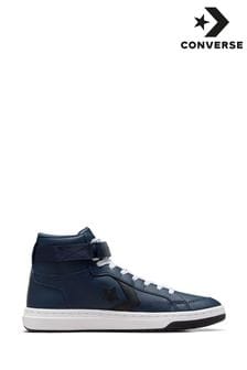 أزرق داكن/أبيض - حذاء رياضي بقبة مرتفعة Pro Blaze من Converse (656551) | 34 ر.ع