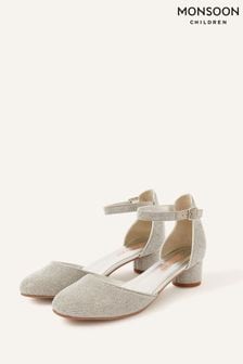 Monsoon Silver Shimmer Two Part Heels (656640) | €52 - €55