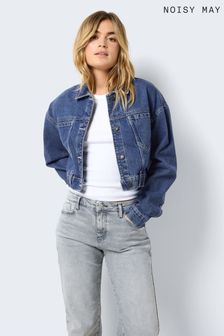NOISY MAY Blue Relaxed Fit Denim Jacket (657077) | ₪ 221