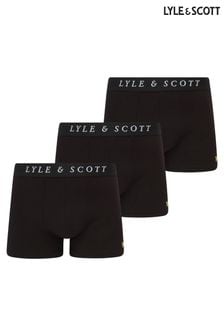 Lyle & Scott Black Underwear Trunks 3 Pack (657420) | $58