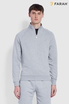 Farah Grey Jim 1/4 Zip Sweatshirt (657485) | 81 €