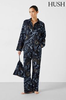 Bleu - Pyjama Hush Sadie en flanelle de coton (657891) | €40