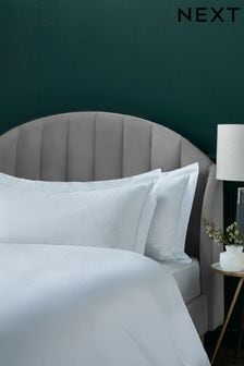 White 300 Thread Count Collection Luxe King Size 100% Cotton Pillowcases Set of 2 (658290) | $32