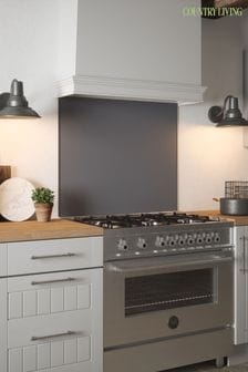 Country Living Storm Grey Matt Glass Kitchen Splashback 90x75cm (658432) | €271