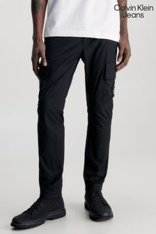 Calvin Klein Jeans Skinny Washed Cargo Black Trousers (658710) | HK$925