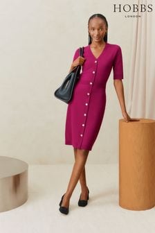 Hobbs Purple Marianne Dress (658894) | AED771