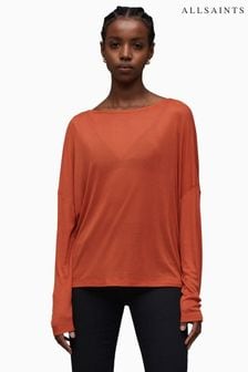 AllSaints Brown Rita Francesco T-Shirt (658903) | OMR25