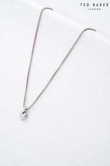 Ted Baker Silver Tone SARROHA: Crystal Sparkle Heart Pendant Necklace (659162) | €44
