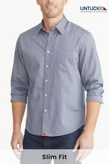 UNTUCKit Light Blue Wrinkle-Free Slim Fit Pio Cesare Shirt (659221) | 4,577 UAH