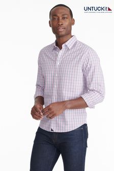 UNTUCKit Pink/Blue Wrinkle-Free Slim Fit Dolcetto Shirt (659341) | 4,577 UAH